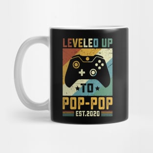 Vintage Leveled Up To Pop-Pop Est.2020 Mug